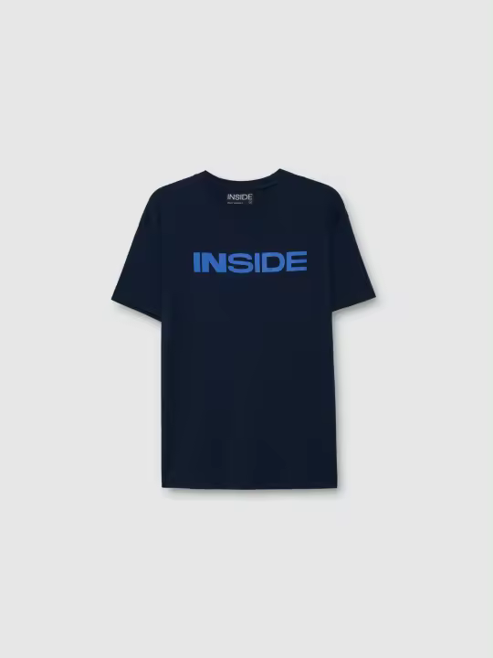 Camiseta oversized de algodón, manga corta y cuello redondo INSIDE - 1