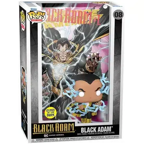Funko Pop  Black Adam Comic Cover (08)  Brilla en la oscuridad - 1