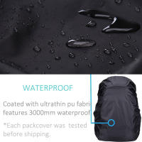 Mochila Grande Impermeable 35L 100L Con Cubierta Para Lluvia Para Senderismo Y Camping Bolsa Portátil Para Escolares Negro - details 3