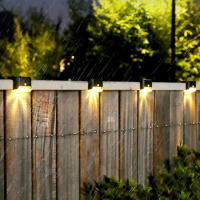 1pc/4pcs Luces Solares Para Piso Exterior Impermeables LED Para Escaleras Pared Patio Jardín Instalación Por Montaje - details 5