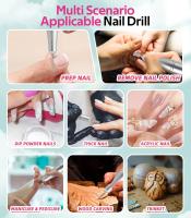 Kit De Máquina De Uñas Profesional DianaBeauty 45000RPM Recargable Portátil Para Manicura Uñas De Acrílico Y Gel - details 6