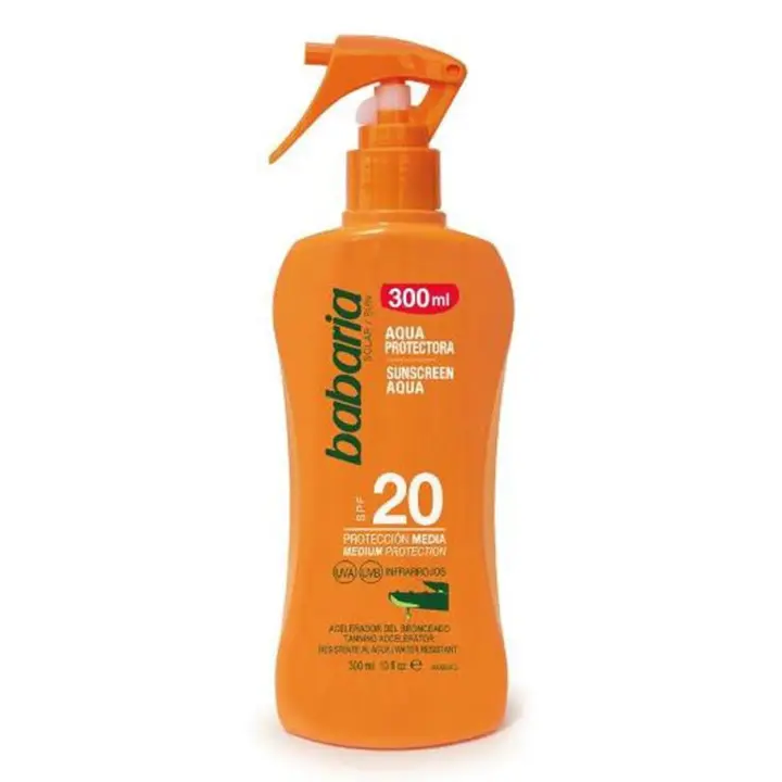 BABARIA PROTECTOR AGUA SPRAY SPF20 300ML VAPORIZADOR - 1
