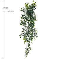 Vine Artificial De Eucalipto Para Decoración De Hogar Y Bodas Plástico Hojas Colgantes Falso Rattan Ivy Uso Exterior Y Exposición - details 8