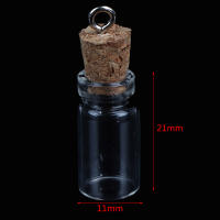 10Pcs Mini Botellas De Vidrio Pequeñas Viales Con Tapa De Turrón Multiusos De Alta Calidad Y Nueva Condición Jars Para Cosméticos Y Materiales Químicos - details 5