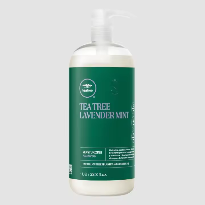 Champú Hidratante de Lavanda y Menta Paul Mitchell Tea Tree 1000 ml - Calma y Fortalece el Cabello - 1
