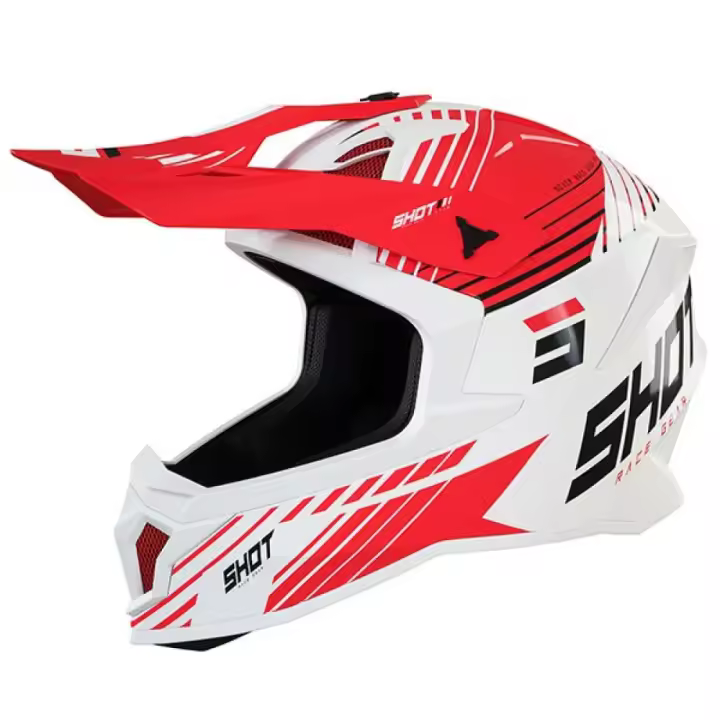 Shot Casco Off-road Lite Fury Blanco Adulto - 1