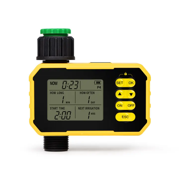 Controlador De Riego Inteligente WIFI Con Sensor De Lluvia Y Carga Solar Para Jardín Y Granjas Timer Automático De Rociado Exterior - 1