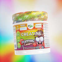 Creatina Creapure® Popping Candy 300g | Incrementa Fuerza y Masa Muscular | Mejora el Rendimiento Deportivo | Innovador Sabor con Efecto Pop Rocks | Contiene Creatina Monohidratada de Alta Pureza | Protella - details 0