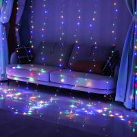 Luz De Techo LED USB Para Dormitorio Decoración De Navidad Guirnalda De Luz Faeira Para Bodas Y Hogar Tamaño 3x3/3*2/3*1 - details 3