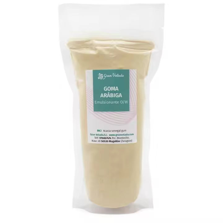 Goma Arabiga en Polvo | Estabilizante y Emoliente Natural para Cosmética | Ideal para Maquillaje, Cremas y Geles | Calidad Premium - 1