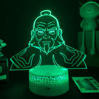 Lámpara LED 3D Anime Avatar La Última Airebender Figura De Noche Aang Zuko Iroh Toph Beifong Suki Decoración Para Habitación De Niños - details 15