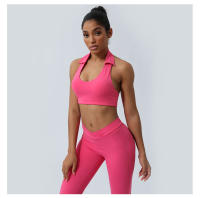 Sudadera De Yoga Para Mujer Con Pecho Y Almohadillas Deporte Top De Cuello Descubierto Para Correr Sin Espalda Material De Poliamida Y Elástico - details 7