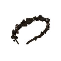 Diadema De Cuello Con Lazo Estilo Coreano Accesorio De Pelo Para Mujer Diadema Decorativa De Poliéster Para Uso En Exteriores Todas Las Estaciones - details 4