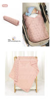 Mantas de Algodón tejadas para Bebe, cochecito para recién nasido, envoltura para envolver, Fashion a Cuadros sólidos, ropa de Cama para Niño y Niña, colcha calada de - details 9