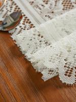 Mantel De Lace Mesh Estilo Retro Americano De Poliéster Para Decoración Del Hogar Adecuado Para Mesas De Comedor Un Pieza - details 2