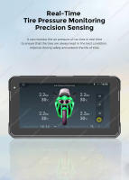 Monitor De Video Para Motocicleta Portátil De 6 Pulgadas Pantalla IN-CELL Sin Cable Soporte Para Apple Carplay Android Auto TPMS 1000NIT - details 7