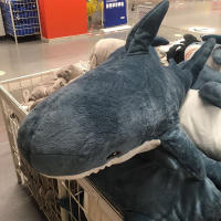 Juguete De Peluche Tiburón 30cm Almohada De Animal Marítimo Suave Regalo De Cumpleaños Para Niños Y Niñas Decoración De Fiesta - details 7
