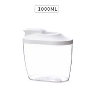 Contenedor De Alimentos Ecológico De Plástico 1000ML / 1500ML Juego De Organización De Pantry Para Cereales Polvo De Leche Granos Y Dulces - details 8