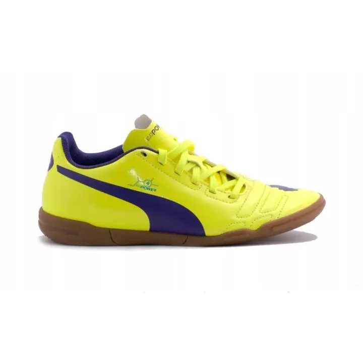 Zapatilla Puma Fútbol Sala Niño EVO POWER Amarillo - 1