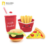 Juguete De Masticar Para Perro Hamburger De Peluche Juguetes Para Morder Para Cachorros Juguetes De Moler Para Mascotas Accesorios De Suministros Para Mascotas - details 0