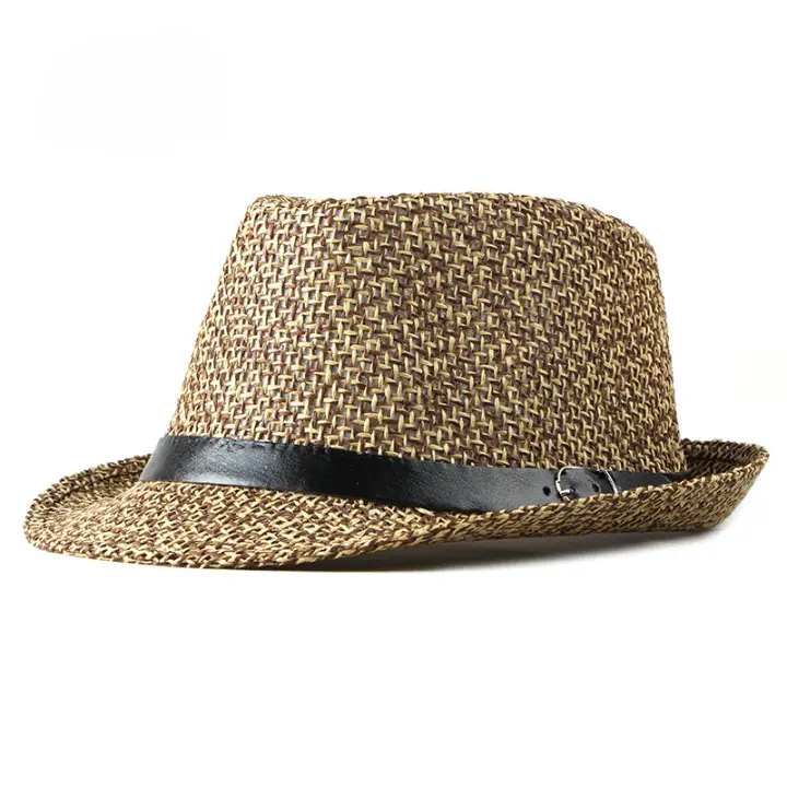 Sombrero De Jazz Británico Primavera Y Verano Para Hombres Moda Transpirable Sombrilla De Playa Con Visera Para Mujeres - 1