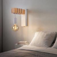 Aplique de pared Retro E27 con enchufe estándar, lámpara de pared industrial para interiores, lámpara de metal retro, Sala de estar, dormitorio, decoración Industrial (sin bombilla, Negro) - details 1