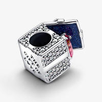 Pandora Charm de Colgante en Plata de Lei Caja Brilliant Gift 793603C01,Incluye Caja Original - details 1