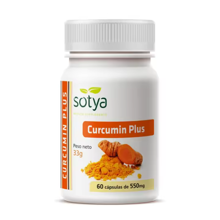 Sotya Curcumina Plus 60 Cápsulas para Mejorar la Digestión Pesada y Reducir la Inflamación en Artritis Reumatoide - 1