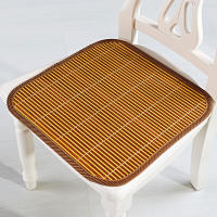 Almohadilla De Silla De Verano De Bambú Respirable Para Hogar Y Oficina Cojín De Asiento De Comedor De Seda Bambú Silken - details 3