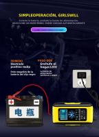 Cargador De Batería De Coche EAFC Automático 12V-24V 10A 5A Digital Para Motocicleta Reparación De Pulso Batería Seca Y Húmeda Lead - details 14