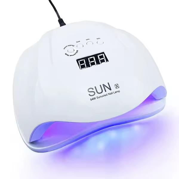 Secador de Uñas Sun X 54 W con Lámpara UV LED Profesional Secador Rápido de Uñas Herramientas de Arte de Uñas Calentamiento Rápido Apto para Uso Profesional Eu Plug - 1