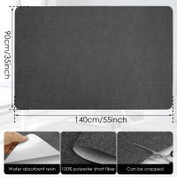 Alfombra De Silla De Computadora Antideslizante Autoadhesiva Protectora Para Escritorio Y Juego Resistente Al Desgaste Matriz De Bambú - details 1