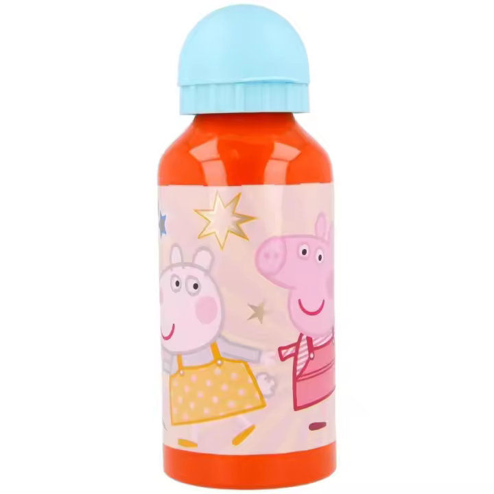 Botella de aluminio Peppa Pig Kindness Counts 400 ml (Stor 41234) - 1