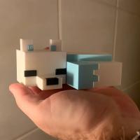 Zorro Dormido En 3D Impreso Decoración Perfecta Para El Dormitorio Plástico Duradero Sin Necesidad De Energía - details 2