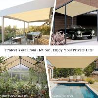 Tela de sombra para exteriores, cenadores, terrazas y patios traseros, con protección UV, material resistente al calor, ojales reforzados. - details 9