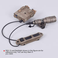Luz De Escuadrón Táctica DBAL A2 PEQ 15 NGAL MAWL Con Interruptor Doble Función Remota Y Conectores 2.5mm/SF Para Arma - details 1