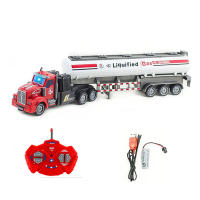 Camión RC Grande 36 Cm Control Remoto Inalámbrico 27 Mhz Para Niños Juguetes De Coche RC Carga De Contenedor Camión Transportista Para Niño Y Niña - details 6