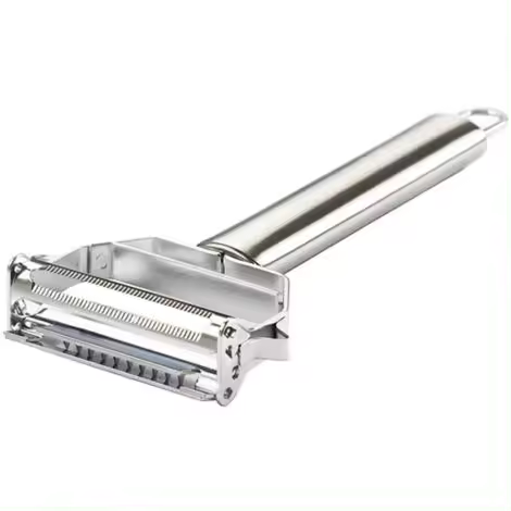 Rebanador de Doble cabecal de Maple inoxidable, pelador múltiple, Cuchillo rebanador de patentes dos en uno, Cuchillo pelador de Frutas y Melón - 1