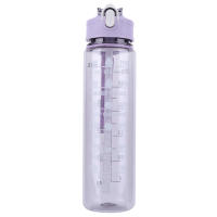 Botella Deportiva De Viaje 800ml Con Tapa Y Mangue Motivacional Para Gimnasio Y Deportes Resistente Al Desbordamiento En Colores Rosa Azul Verde Morado Y Negro - details 2