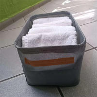 Cesta De Almacenamiento Plegable De Tela Para Ropa Y Juguetes Organizador De Armario Para El Hogar Y La Oficina Eco-amigable - details 3