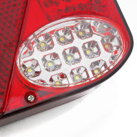 Par De Luces Traseras LED Impermeables Para Coche Camión Y Remolques 12V ABS Material Luz Trasera Para Vehículos - details 4