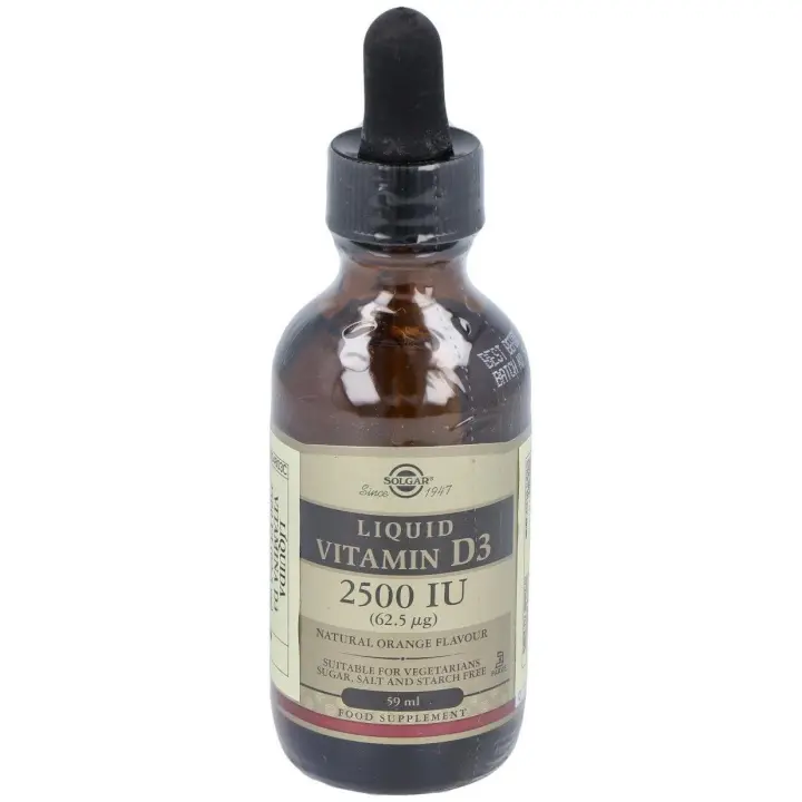 Solgar Vitamina D3 Líquida 2500Ui 62_5Mcg 59Ml - 1