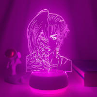 Lámpara De Noche LED Anime 3D Gamer De Dos Tonos Con Control Remoto Decorativa Para Habitación Y Hogar Figuras Con 7/16 Colores - details 12