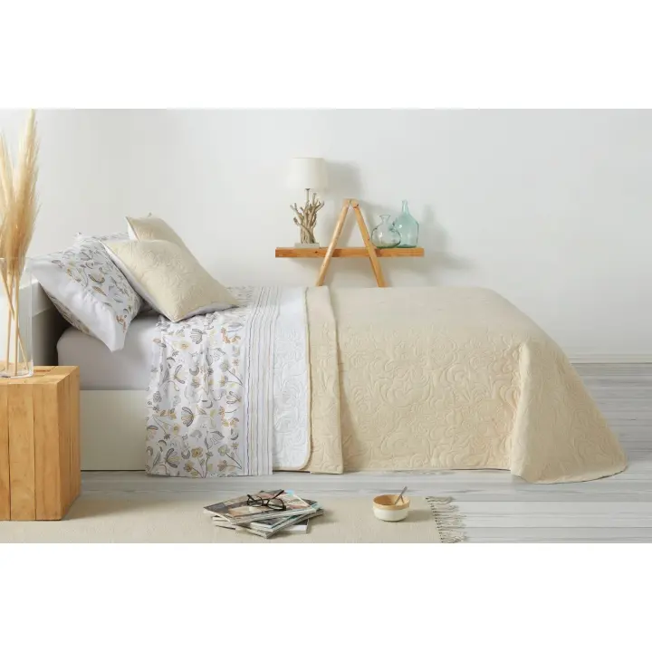 Colcha de verano dis. 152 - Beige/Blanco - 1