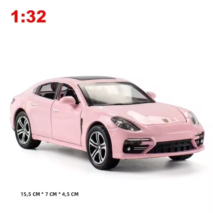 Modelo De Coche Simulación Porsche Panamera 1:32 Hecho a Mano En Metal Juguete Para Niños Vehículo De Coleccionista - 1