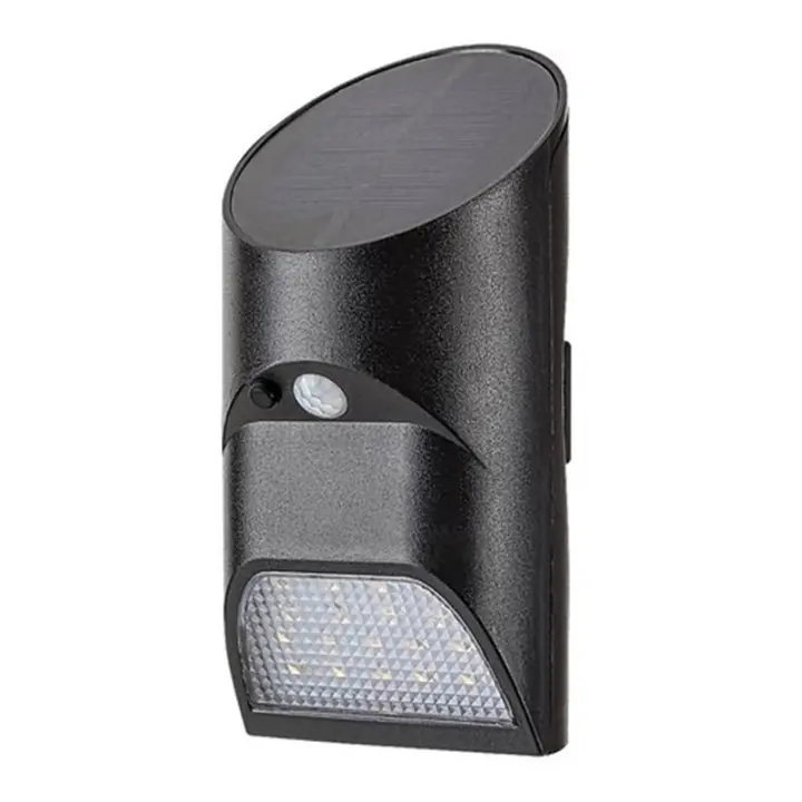 Aplique Solar LED 3,6W 4000K Negro Interruptor IP44 SEPIK 4000K RABALUX - 1