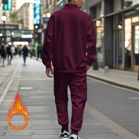 Conjunto Deportivo Casual Para Hombres Verano Otoño Invierno Con Cierre De Cremallera Y Veludo Tejido De Poliéster Talla S a XXXL - details 99