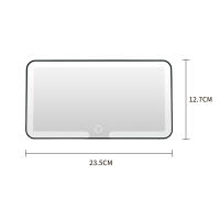 Espejo De Maquillaje LED Para Coche Con Ajuste De Tres Niveles Pantalla Táctil Dimmerizable Visera Solar Espejo Interior Automóvil - details 7