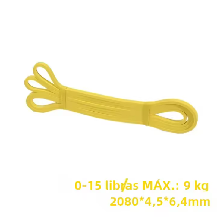 Banda Elástica De Entrenamiento De Fuerza Resistencia Latex Para Yoga Y Fitness Multiusos Aumento De Cuerpo Espesor Diferente Pack De 1/5 Piezas - 1