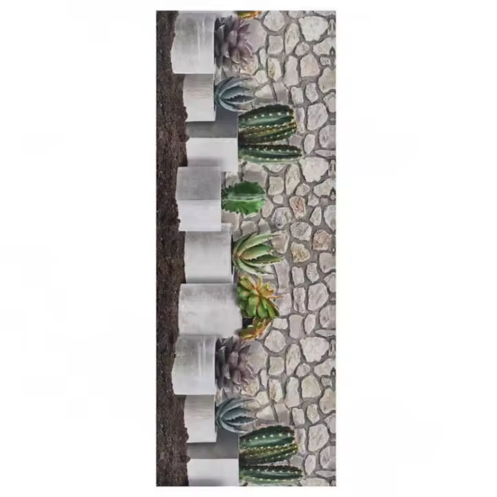 ALFOMBRAS IBERIA  Alfombra Vinílica Pasillo  Alfombra PVC para Pasillo, Cocina o Salón Antideslizante  Varias Medidas Disponibles  Varios Estampados/Colores - 1